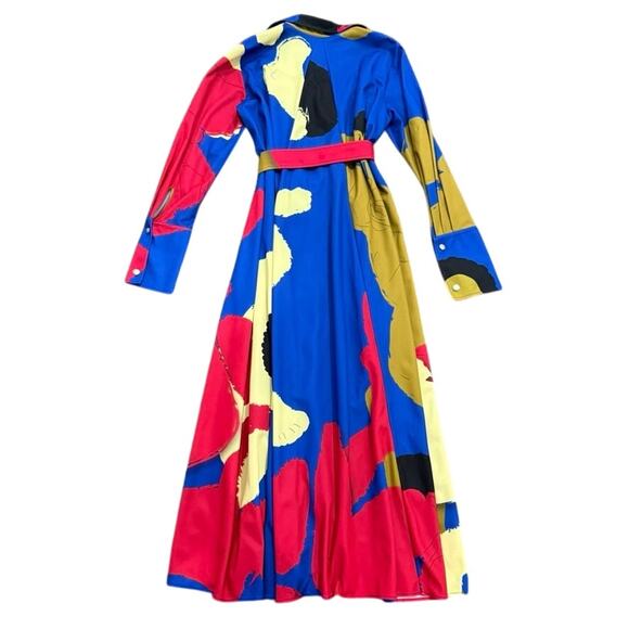 Thebe Magugu Baartmaan Longline Shirt Dress in Multi, Size S - Picture 7 of 8